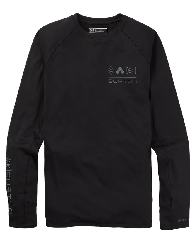 Burton Men's [ak]® Helium Power Grid™ Base Layer Crewneck - True Black