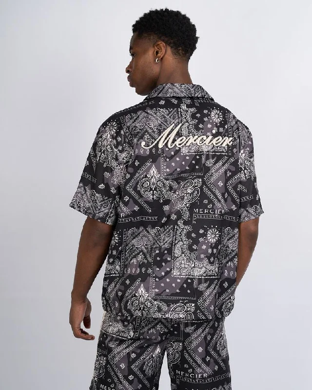 Black Paisley Resort Shirt