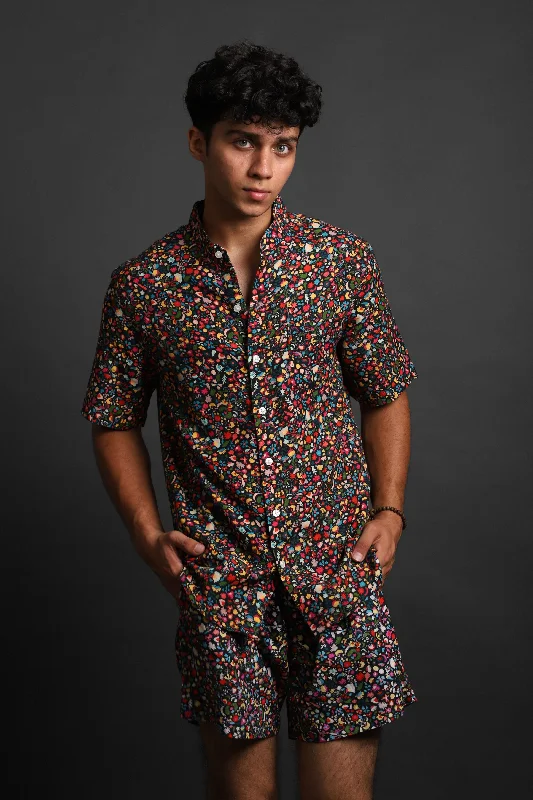 RDKLU-Men's Cotton Printed Co-Ord Set#16