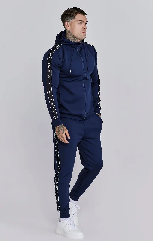 Navy Hoodie and Joggers Set