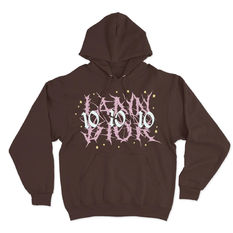 10 10 10 Hoodie (Brown)
