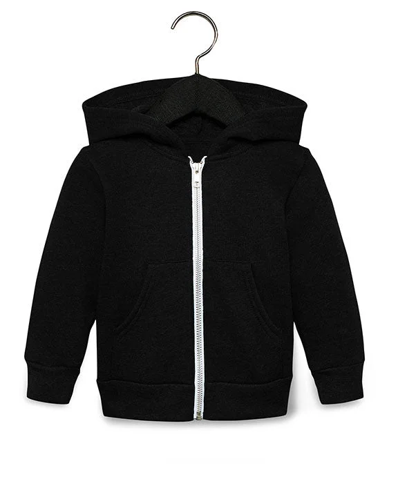 3739T - Bella + Canvas Toddler Full-Zip Hooded Sweatshirt