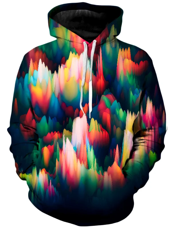 Abstract Waves Unisex Hoodie