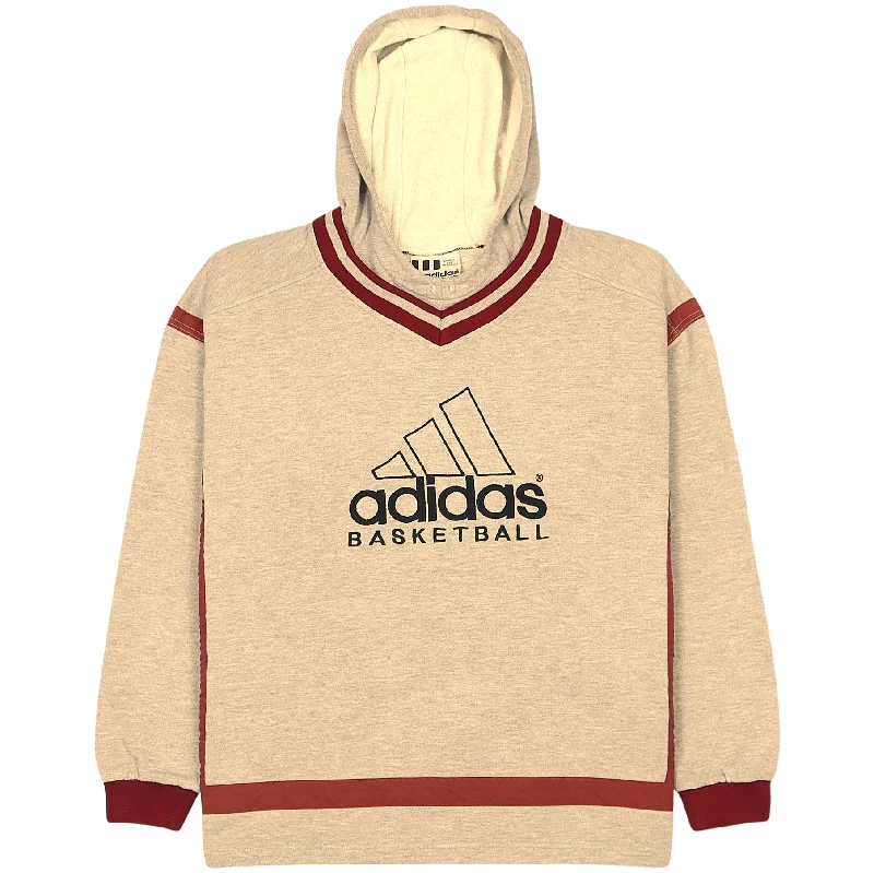 Adidas 90's Basketball Vintage Grey Hoodie
