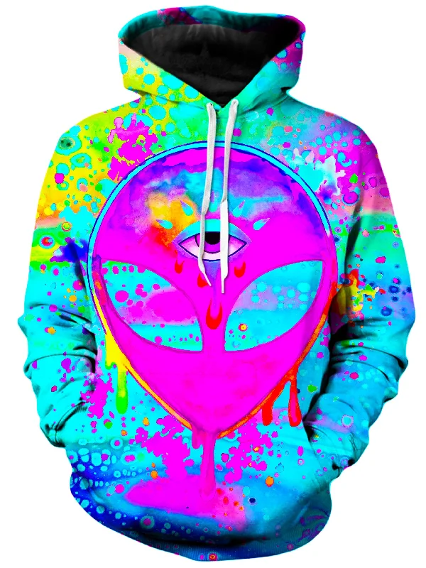 Alien Melt Pink Unisex Hoodie