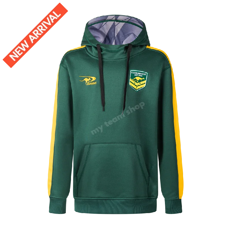 AUSTRALIAN KANGAROOS 2025 NRL PULLOVER HOODIE
