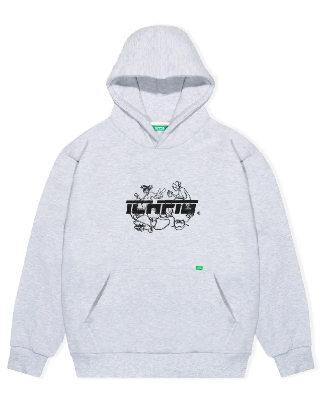 Blinkerfluid Sketch Hood - White Marle