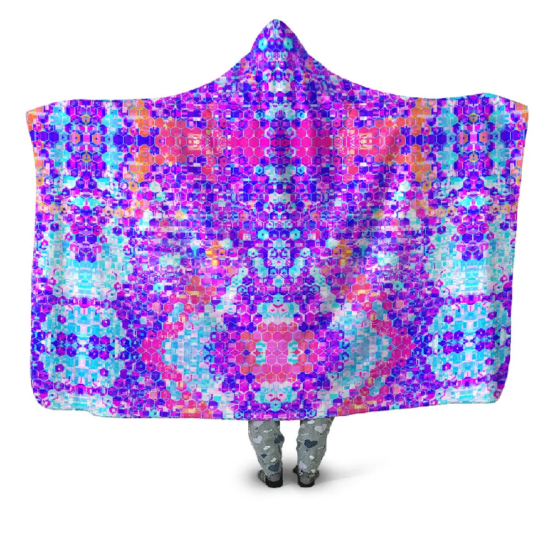 Blocks Of Life Hooded Blanket