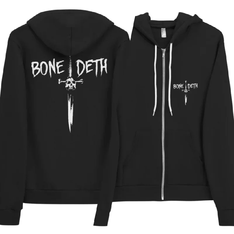 Bone Deth Dagger Hoodie - Black