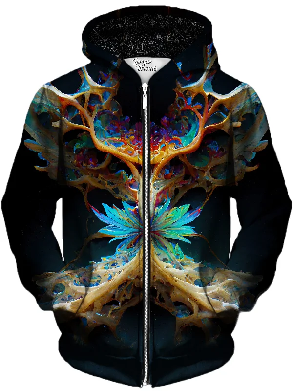 Carefree Luxury Unisex Zip-Up Hoodie