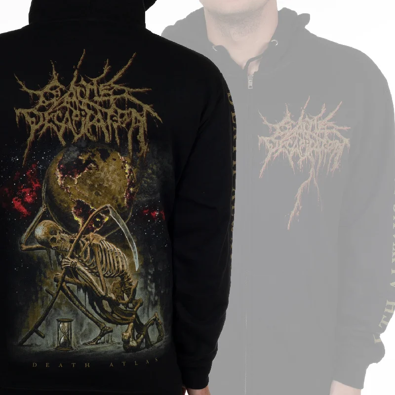 Cattle Decapitation "Death Atlas" Zip Hoodie