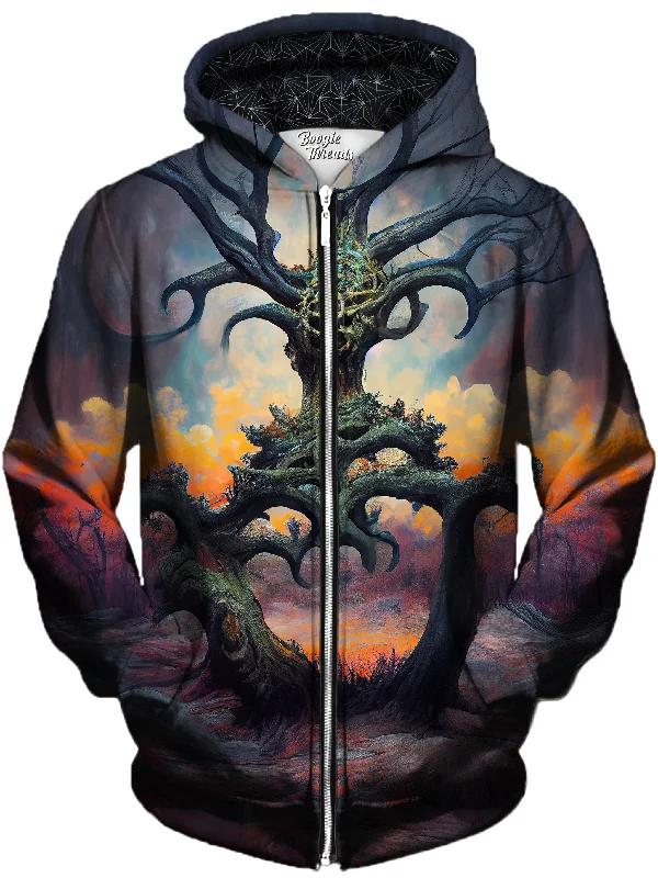 Celebrated Throne Unisex Zip-Up Hoodie