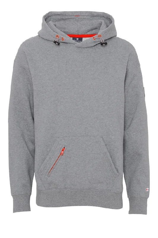 Champion Modern Patch Hoodie Grey
