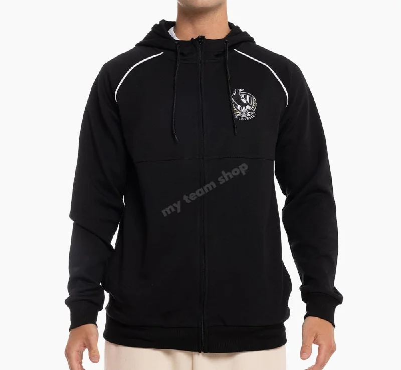 COLLINGWOOD MAGPIES AFL TECH FLEECE JACKET