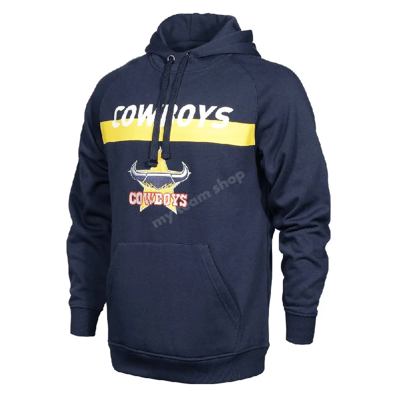 NORTH QUEENSLAND  COWBOYS MENS NRL FLEECE HOODIE