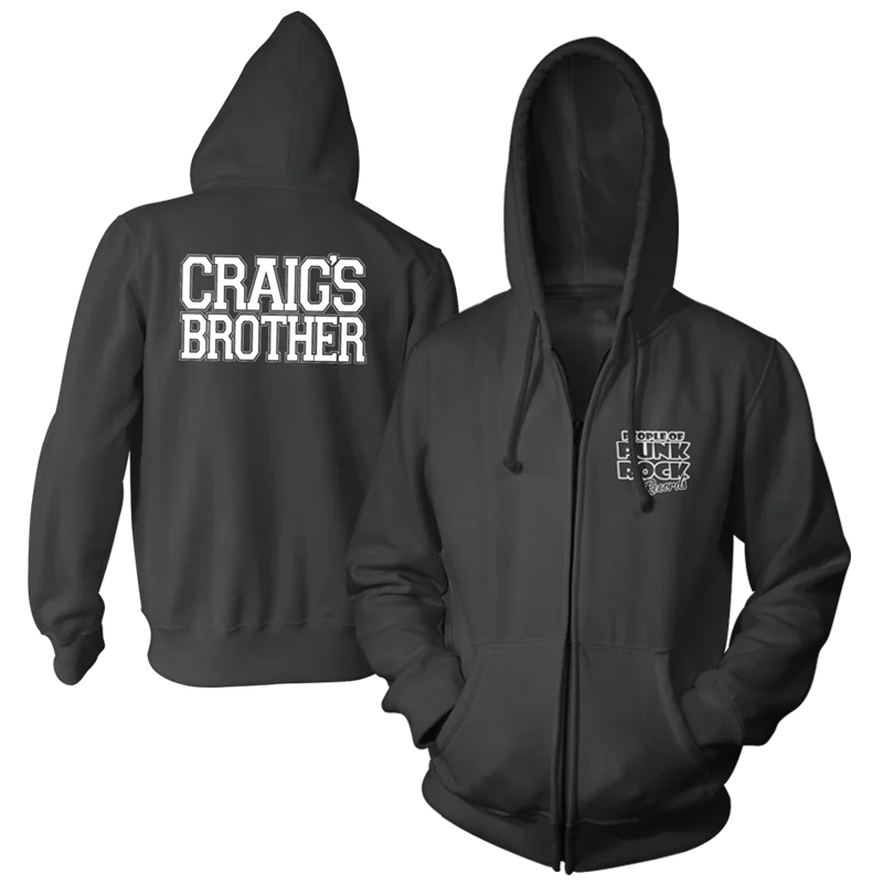 CRAIG'S BROTHER "Homecoming" (Black) (Zip Hoodie)