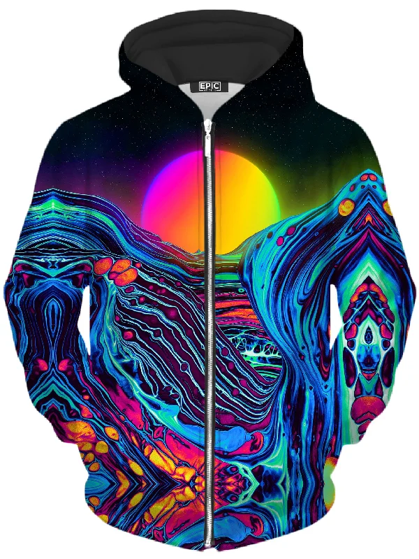 Dose of Sunset Unisex Zip-Up Hoodie