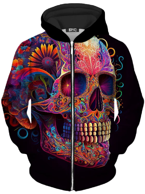 DOTD Skull Unisex Zip-Up Hoodie