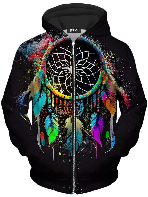 Dream Vizion Unisex Zip-Up Hoodie