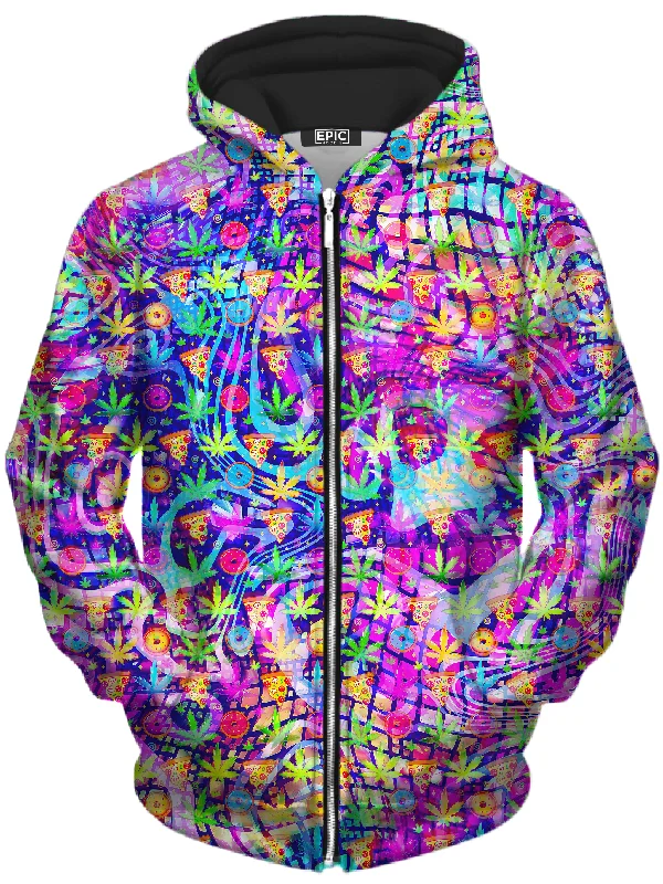 Dreamin Of Munchies Unisex Zip-Up Hoodie