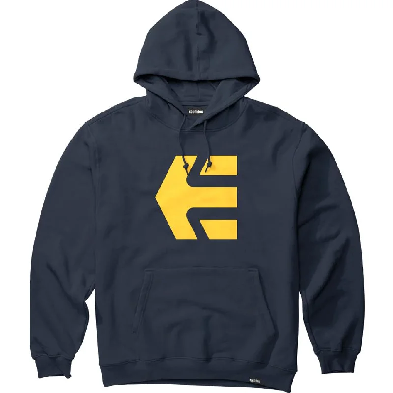 Etnies Classic Icon Hoodie - Navy/Yellow