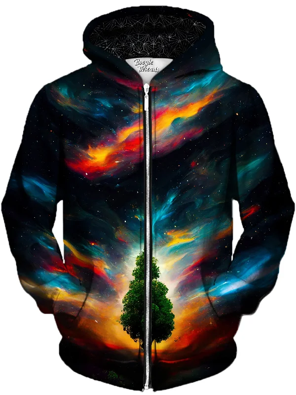False Change Unisex Zip-Up Hoodie