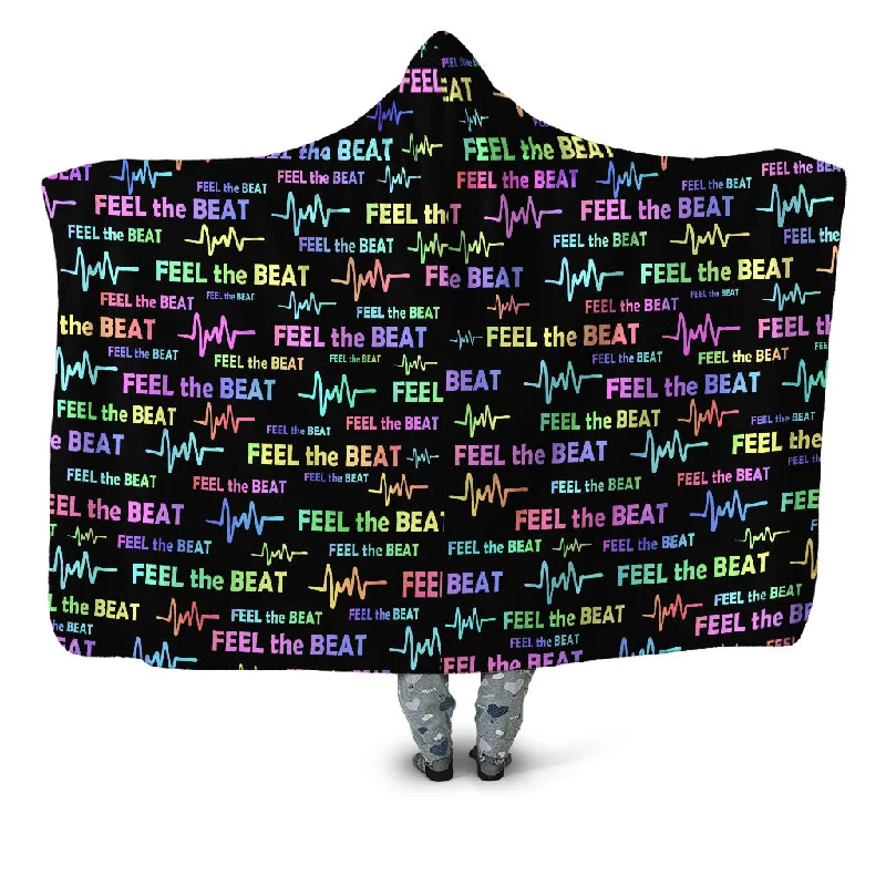 Feel the Beat Hooded Blanket