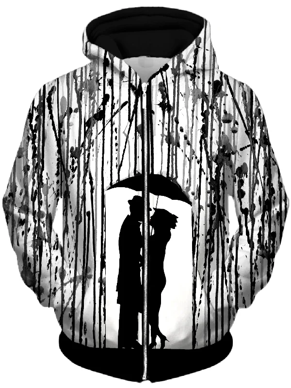 Film Noir Unisex Zip-Up Hoodie