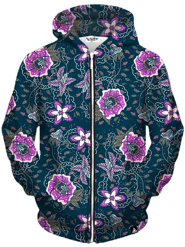Florist Unisex Zip-Up Hoodie