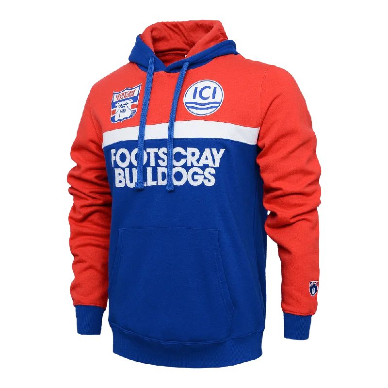 FOOTSCRAY BULLDOGS AFL THROWBACK HOODIE