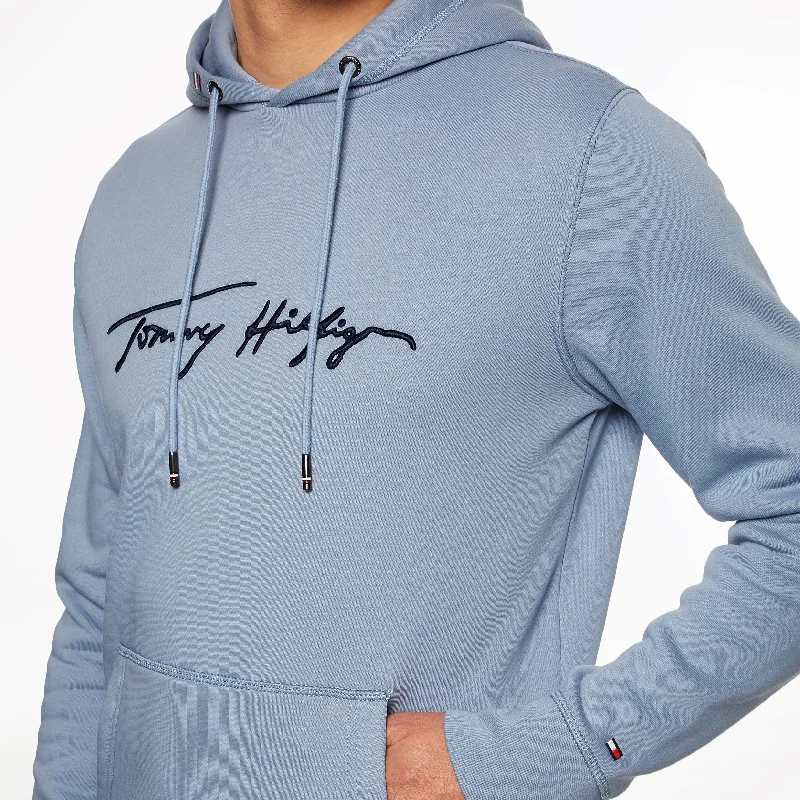 Tommy Hilfiger - Signature Graphic Hoody - Blue