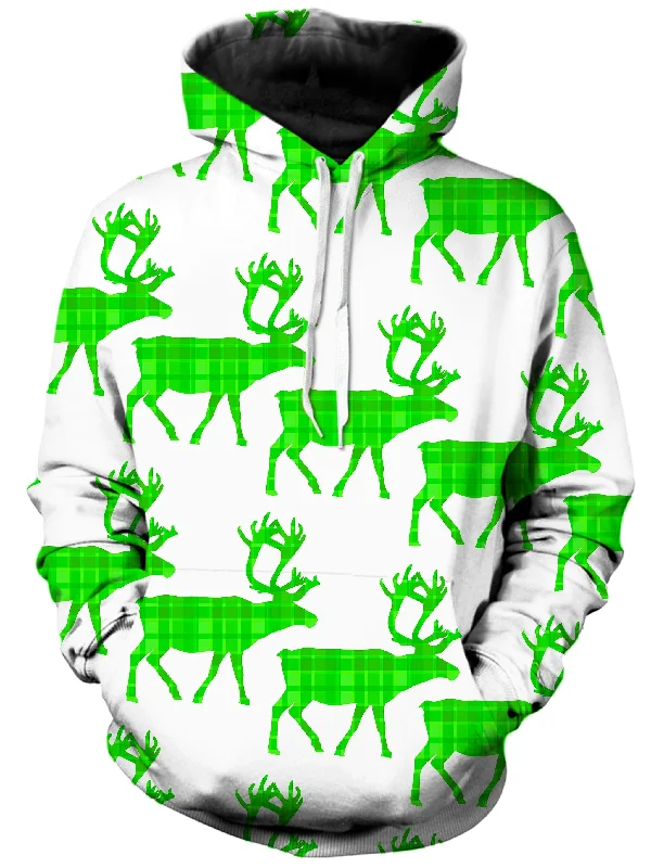 Green Plaid Ugly Christmas Unisex Hoodie