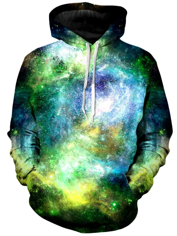 Green Psychedelic Nebula Unisex Hoodie