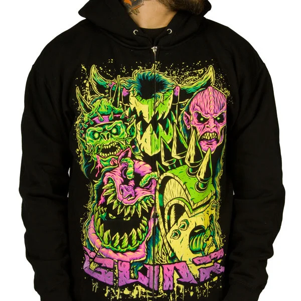 Gwar "Faces" Zip Hoodie