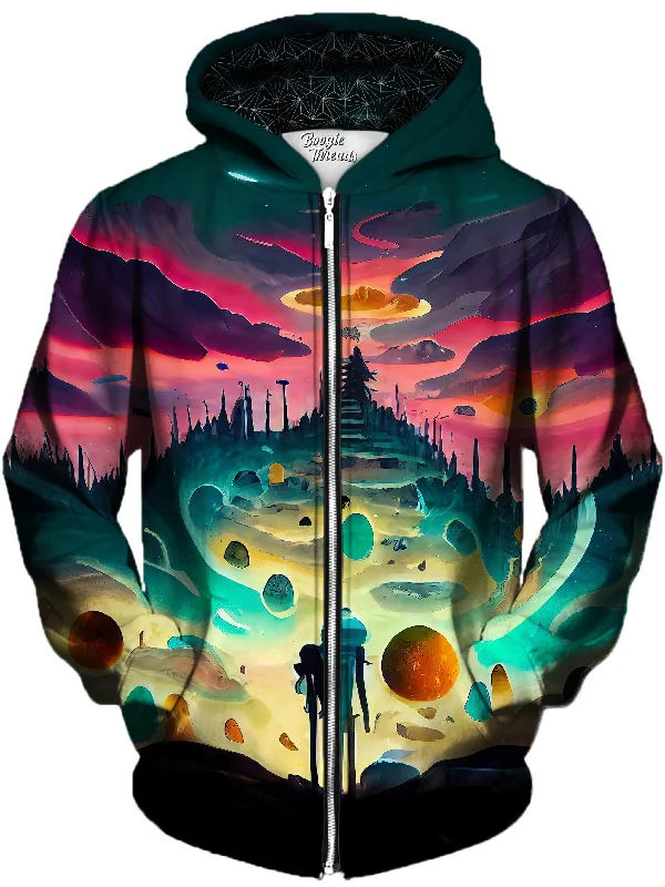 Hallowed Earth Unisex Zip-Up Hoodie