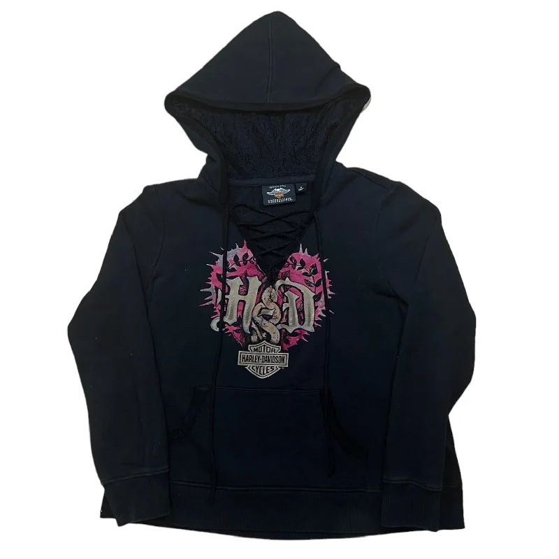 Harley-Davidson Black Hooded Sweatshirt