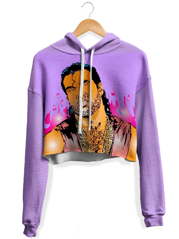 Hart Fleece Crop Hoodie
