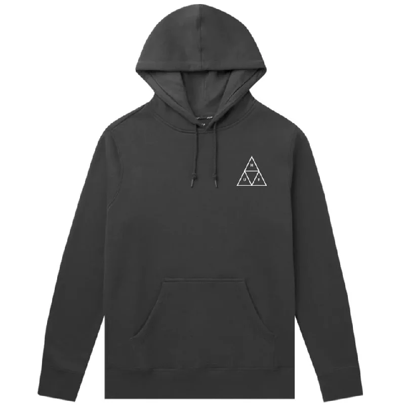 Huf Essentials Triple Triangle Pullover Hoodie - Black