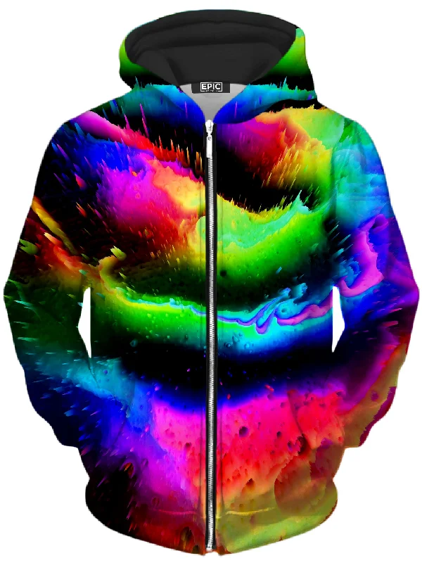 Intergalactic Rush Unisex Zip-Up Hoodie