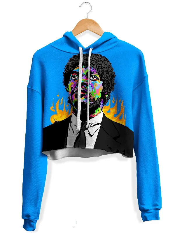 Jewls Fleece Crop Hoodie
