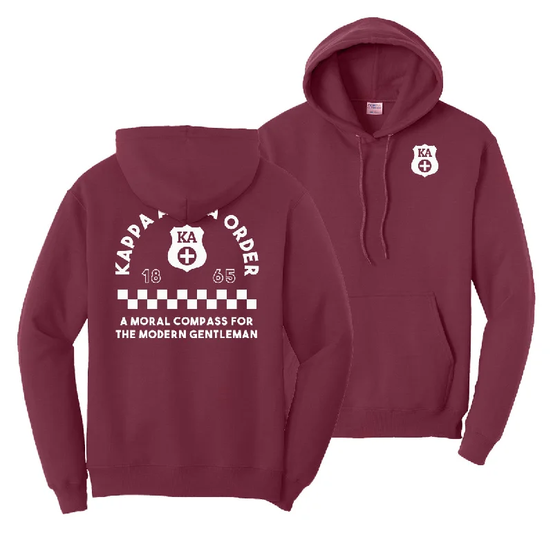 New! Kappa Alpha Retro Block Graphic Hoodie
