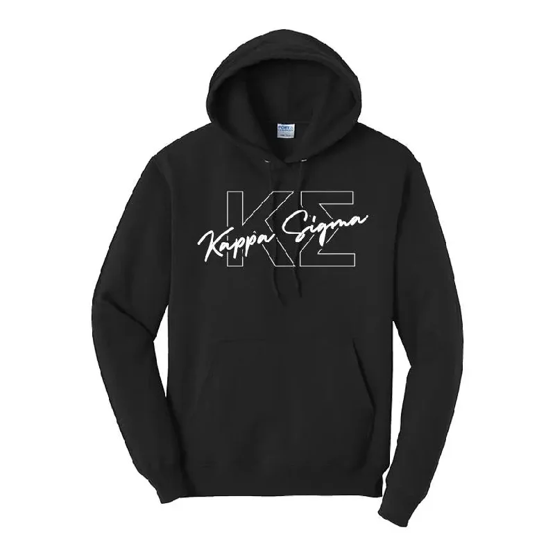Kappa Sig Retro Letter Hoodie