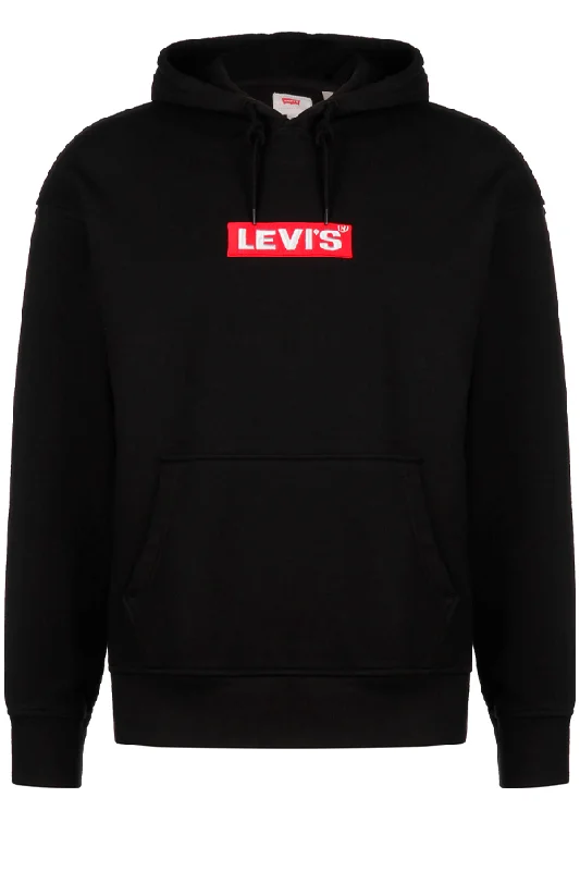 Levi's Boxtab Logo Hoodie Black