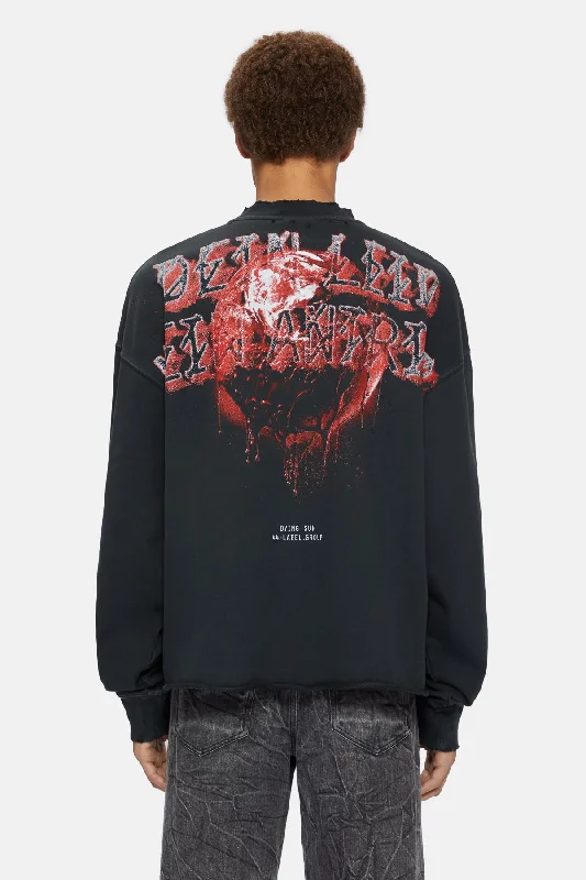 LEID RAW CREWNECK