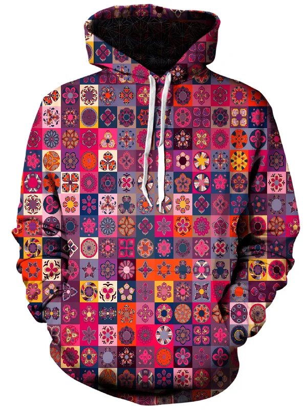 Mandala Squares Unisex Hoodie