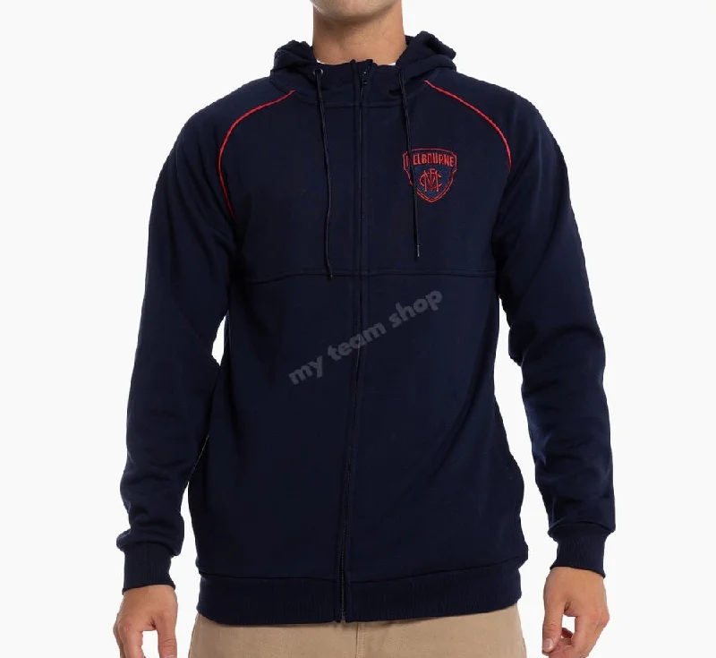 MELBOURNE DEMONS AFL TECH FLEECE JACKET