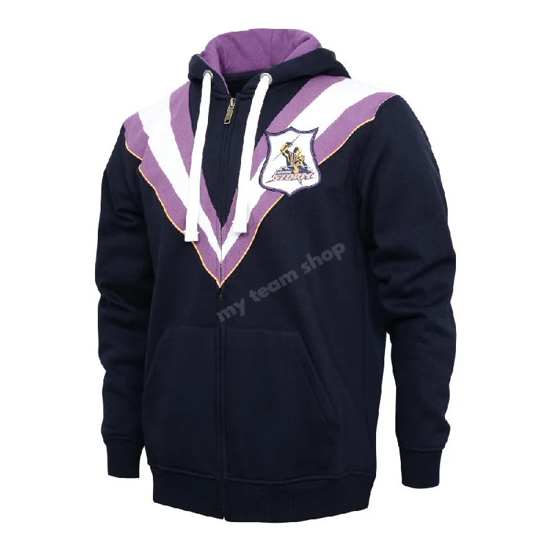 MELBOURNE STORM NRL RETRO ZIP HOODIE