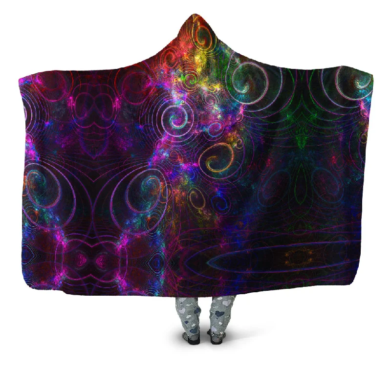 Mental Swirl Hooded Blanket