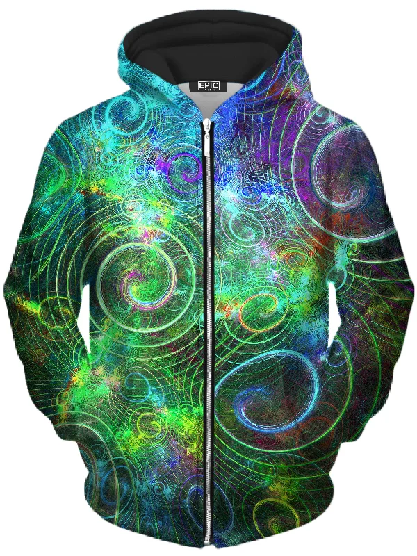 Mental Twist Unisex Zip-Up Hoodie