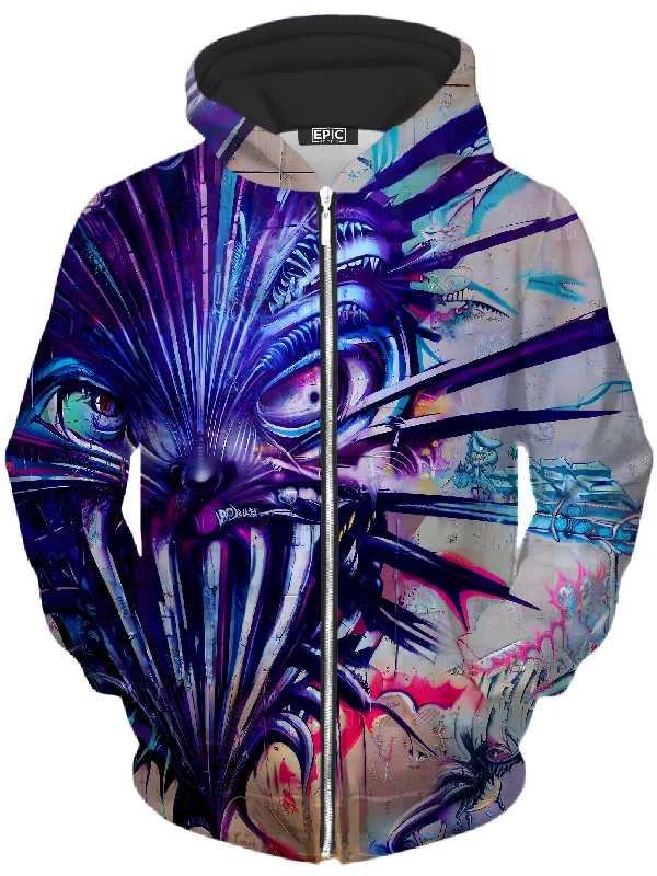 Monday Morning Unisex Zip-Up Hoodie